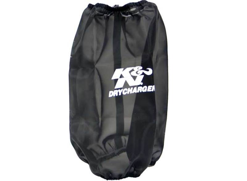 K&N 6.625in Base ID / 5.25in Top ID / 9.5in H Round Tapered Black Drycharger Air Filter Wrap K&N Engineering Pre-Filters