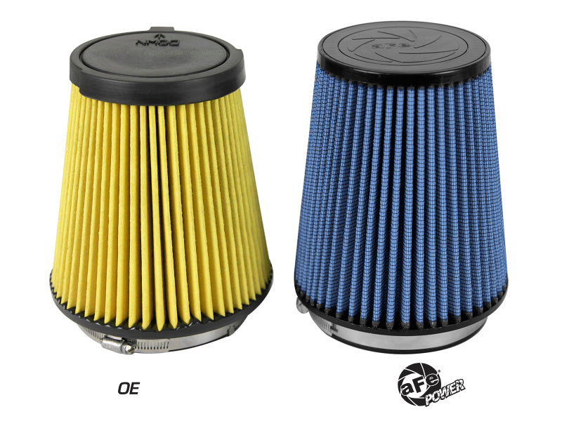 aFe MagnumFLOW Replacement Air Filter w/ Pro 5R Media 16-19 Ford Mustang GT350 V8-5.2L aFe Air Filters - Drop In