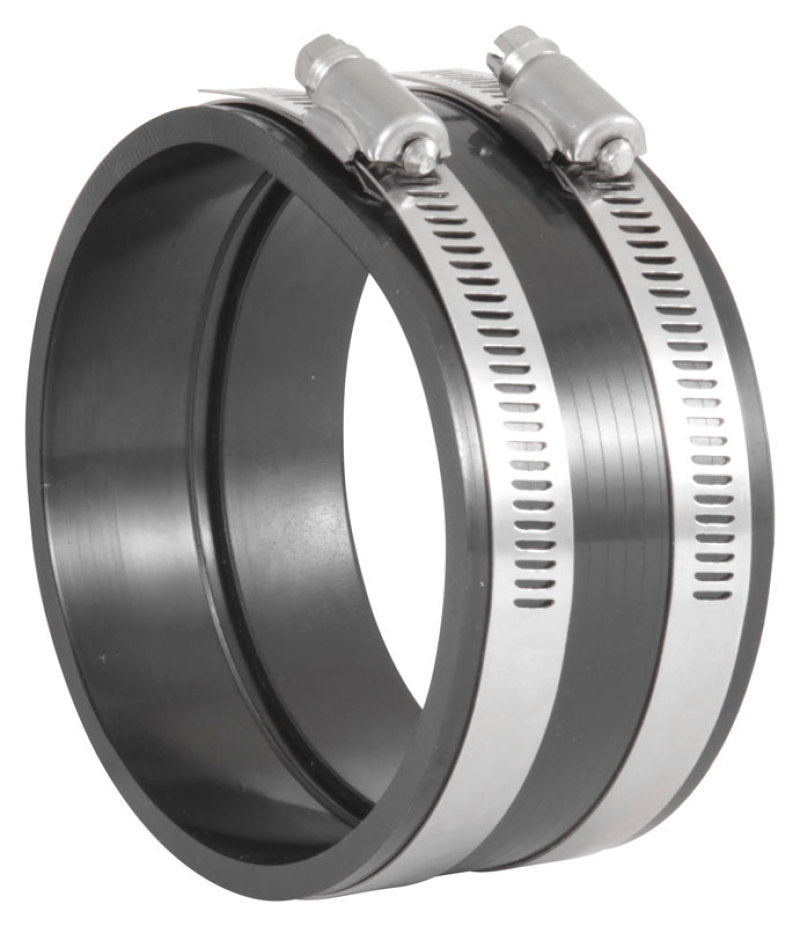Spectre Coupler 4in. (PVC) - Black Spectre Silicone Couplers & Hoses