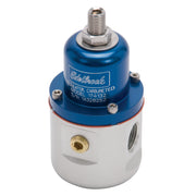 Edelbrock Fuel Pressure Regulator Carbureted 160 GPH 5-10 PSI 3/8In In/Out 3/8In Return Blue/Clear Edelbrock Fuel Pressure Regulators