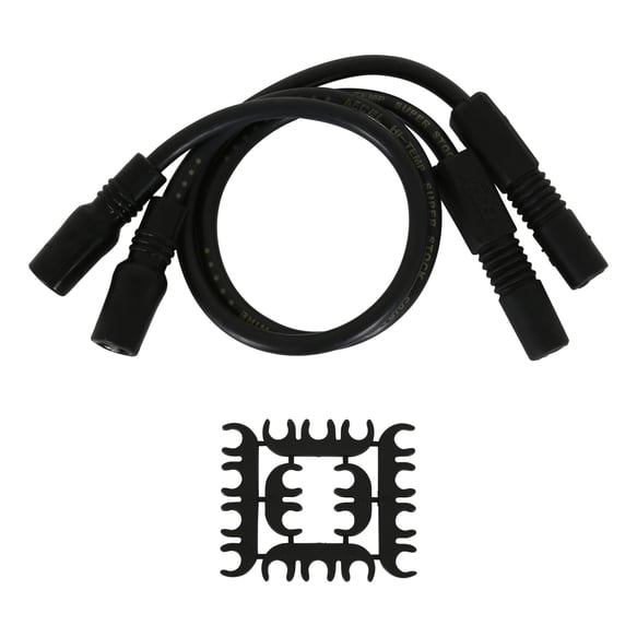 Custom Wire Set - 2004-2006 Sportster XL Models / 1999-2008 Touring All w/ carb or FI - 8MM - Black 171098-K ACCEL Autoparts
