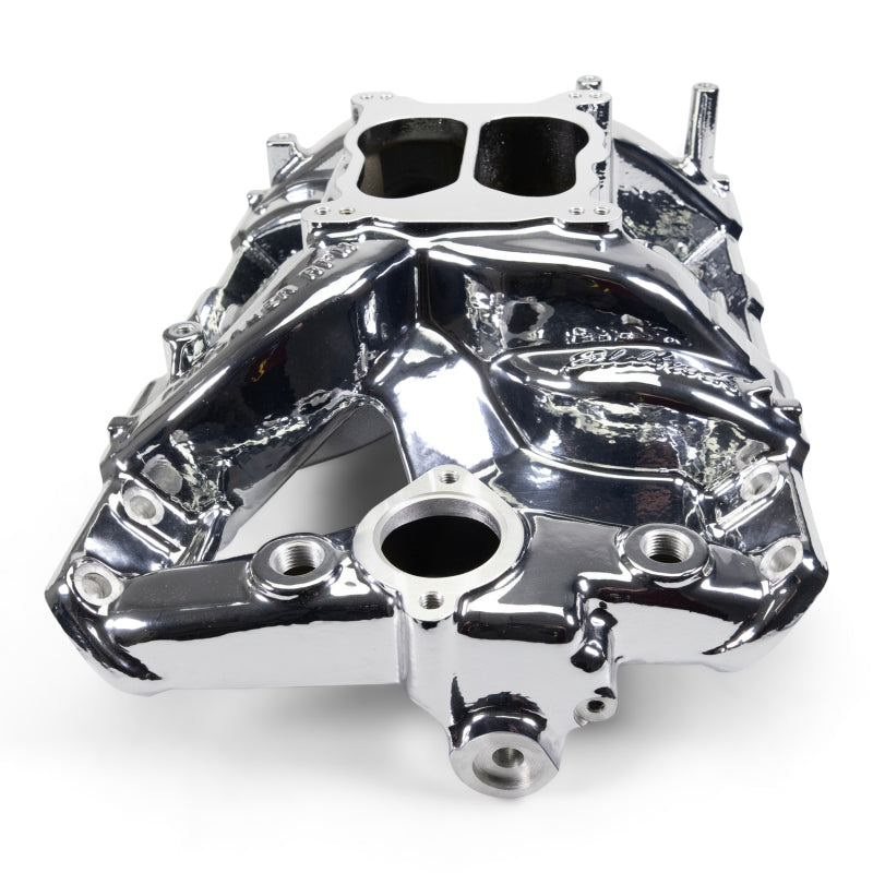 Edelbrock Pontiac 326-455 Performer RPM Intake Manifold - Chrome Plasma Finish Edelbrock Intake Manifolds