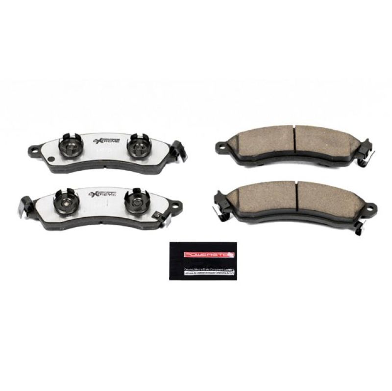 Power Stop 87-92 Chevrolet Camaro Front Z26 Extreme Street Brake Pads w/Hardware PowerStop Brake Pads - Performance