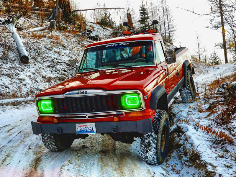 Oracle Pre-Installed Lights 7x6 IN. Sealed Beam - ColorSHIFT Halo ORACLE Lighting Headlights