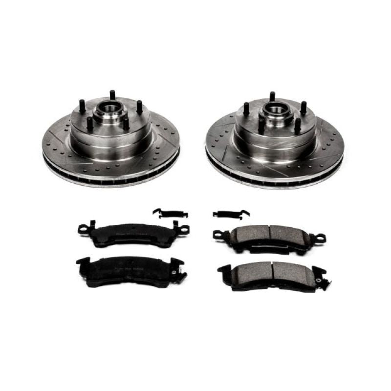 Power Stop 73-74 Buick Apollo Front Z23 Evolution Sport Brake Kit PowerStop Brake Kits - Performance D&S