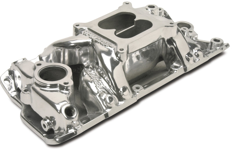 Edelbrock Polished S/B Chevy RPM Air-Gap Manifold Edelbrock Intake Manifolds