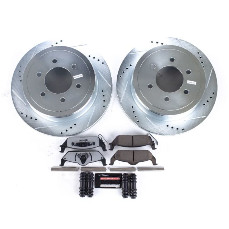Power Stop 04-11 Ford F-150 Rear Z36 Truck & Tow Brake Kit PowerStop Brake Kits - Performance D&S
