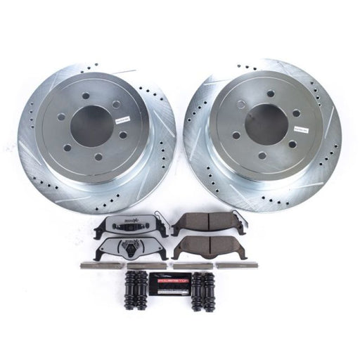 Power Stop 04-11 Ford F-150 Rear Z36 Truck & Tow Brake Kit PowerStop Brake Kits - Performance D&S