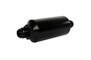 Aeromotive In-Line Filter - (AN -10 Male) 10 Micron Fabric Element Bright Dip Black Finish Aeromotive Fuel Filters