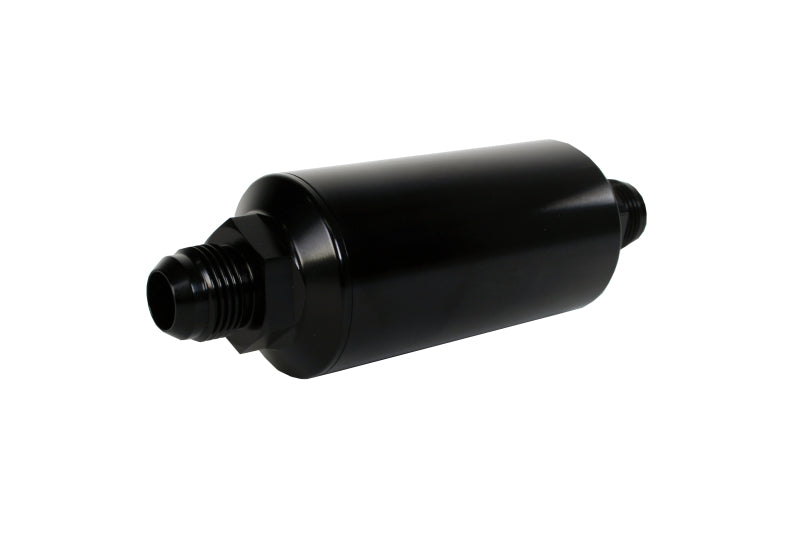 Aeromotive In-Line Filter - (AN-10) 100 Micron Stainless Steel Element Black Anodize Finish Aeromotive Fuel Filters