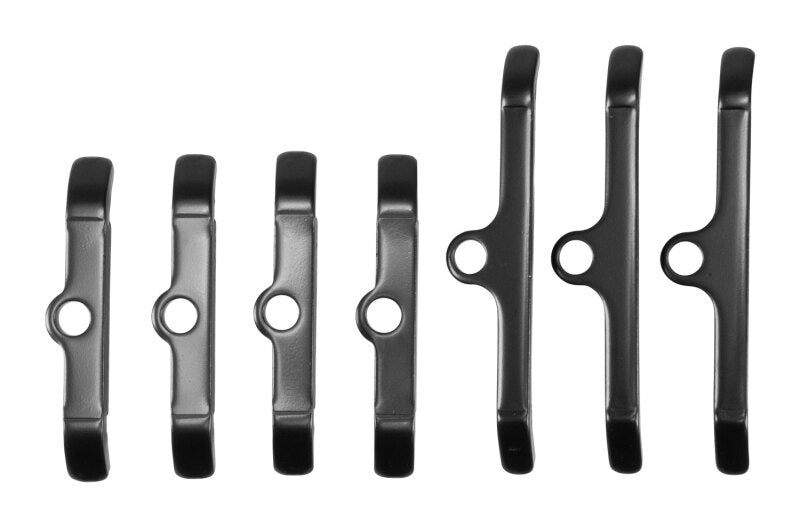 Edelbrock Chevy BB Hold-Down Tab Kit - Black Finish (Qty 7) Edelbrock Hardware Kits - Other
