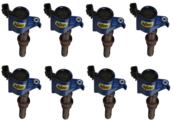 Ignition Coil - SuperCoil - 2008-2014 Ford 4.6L/5.4L/6.8L 3-valve, Blue, 8-Pack 140033EB-8 ACCEL Autoparts