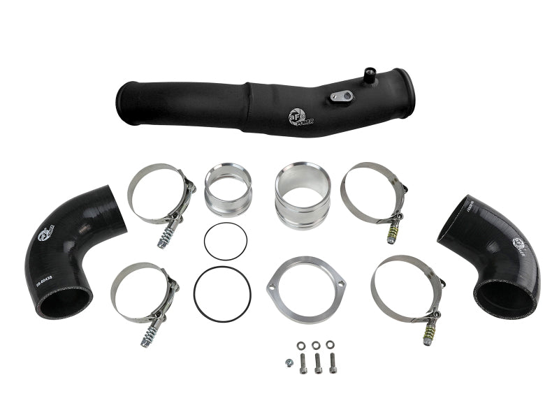 aFe 2020 Toyota Supra 3.0L 3in Black Intercooler Tube - Hot aFe Intercoolers