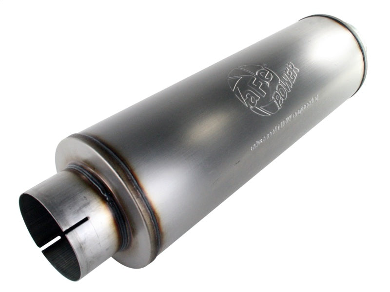 aFe MACHForce XP Exhausts Mufflers SS-409 EXH Muffler 5 ID In/Out 8 Dia aFe Catback
