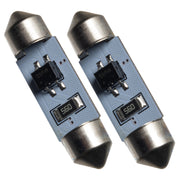 Oracle 37MM 4 LED 3-Chip Festoon Bulbs (Pair) - Cool White ORACLE Lighting Bulbs