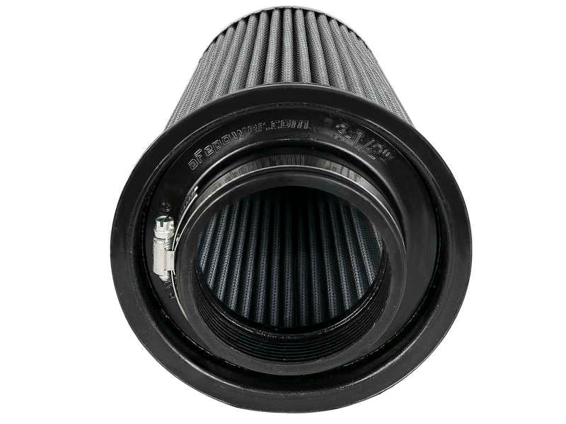 aFe Magnum FLOW Pro DRY S Air Filter 3-1/2in F x 6in B x 4-1/2in T (Inverted) x 9in H aFe Air Filters - Universal Fit