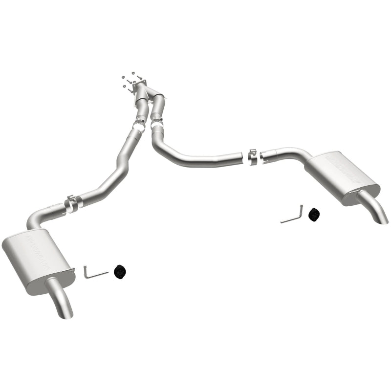 MagnaFlow 75-79 Chevy Corvette V8 5.7L Dual Split Rear Exit Stainless Cat-Back Perf Exhaust Magnaflow Catback