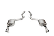 Corsa 2024+ Ford Mustang Sport Axle-Back Dual Rear Exit with 4.5in Polished Pro-Series Tips CORSA Performance Axle Back