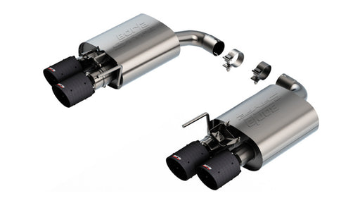 Borla 2024 Ford Mustang GT 5.0L V8 w/ Active Exhaust S-Type Axle-Back Exhaust System - Carbon Fiber Borla Axle Back
