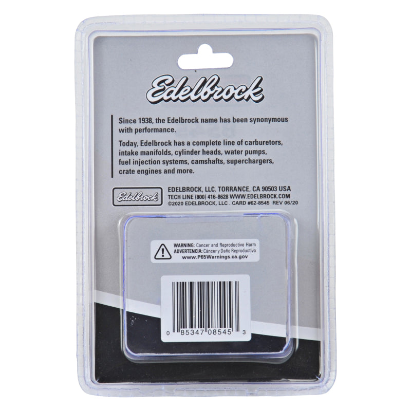 Edelbrock Exhaust Header Bolts 3/8in-16 X 3/4in, Black Oxide (Set Of 12) Edelbrock Hardware Kits - Other