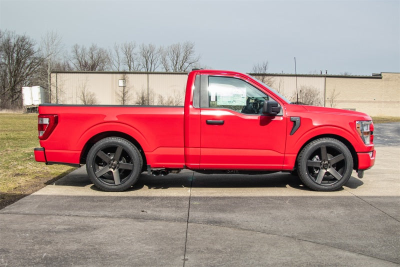 Corsa 2021-2025 Ford F-150 Regular Cab/6.5in Bed 5.0L V8 Xtreme Cat-Back Front of Tire Exit-Black PV CORSA Performance Catback