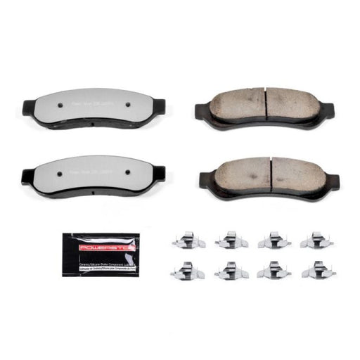 Power Stop 07-10 Ford F-250 Super Duty Rear Z36 Truck & Tow Brake Pads w/Hardware PowerStop Brake Pads - Performance