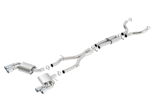 Borla Chevy 16-17 Camaro 6.2L ATAK Catback w/ Dual Tips (NPP) Dual Split Rear Exit Borla Catback