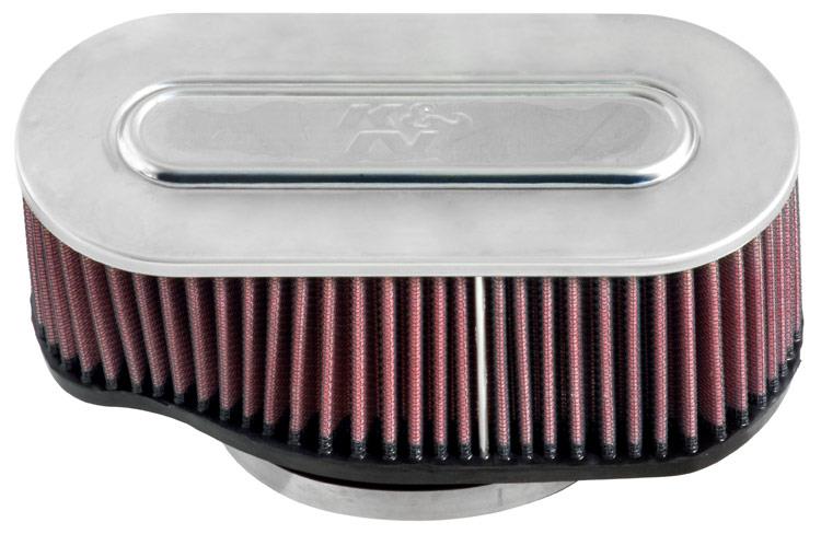 K&N Marine Engine Flame Arrestor 8.625in Base O/S Length / 4.5in Base O/S Width / 3.25in Height K&N Engineering Air Filters - Drop In