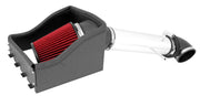Spectre 11-14 Ford F150 V8-5.0L F/I Air Intake Kit - Polished w/Red Filter Spectre Cold Air Intakes
