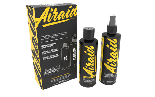 Airaid Renew Kit - 12oz Cleaner / 8oz Squeeze Oil - Yellow Airaid Recharge Kits