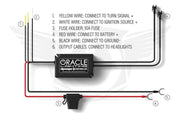 Oracle 18-21 Ford Mustang Dynamic DRL w/ Halo Kit & Sequential Turn Signal - ColorSHIFT ORACLE Lighting Headlights
