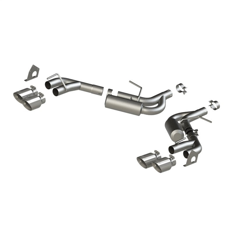 MBRP 16-19 Chevrolet Camaro V6 2.5in AL NPP Dual Axle Back Exhaust w/ 4in Quad Dual Wall Tips MBRP Axle Back