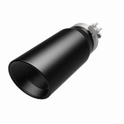 MagnaFlow Tip Stainless Black Coated Single Double Round Single Outlet 5in Dia 4in Inlet 13in L Magnaflow Catalytic Converter Universal