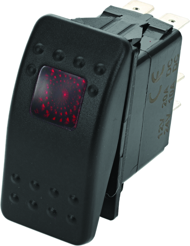 DragonFire Racing Lighted Switch On/Off Rocker Switch Red Lite DragonFire Racing Relays