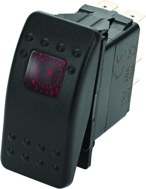 DragonFire Racing Lighted Switch On/Off Rocker Switch Red Lite DragonFire Racing Relays