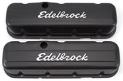 Edelbrock Valve Cover Signature Series Chevrolet 1965 and Later 396-502 V8 Tall Black Edelbrock Valve Covers