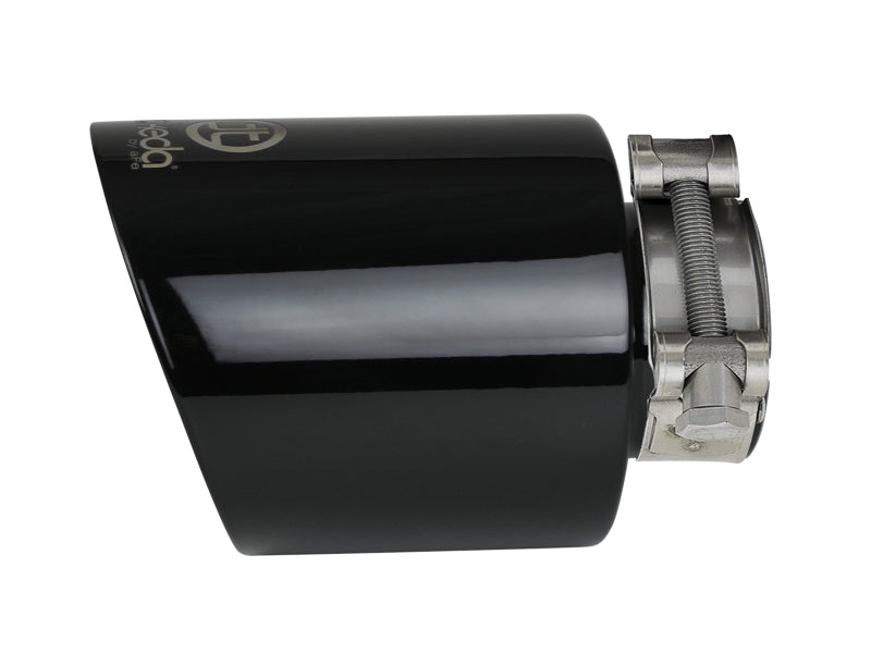 aFe Takeda Universal Exhaust Tip 2-1/2 IN Inlet x 4-1/2 IN Outlet x 7 IN L- Black aFe Tips
