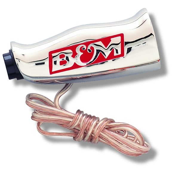 B&M Universal T-Handle - Chrome with 12V Switch 80659 B&M Autoparts