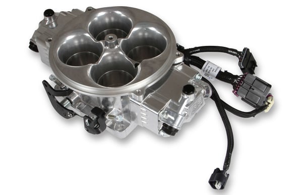 Holley EFI Terminator X Stealth 4500 Throttle Body - Shiny 534-301 HOLLEY Autoparts