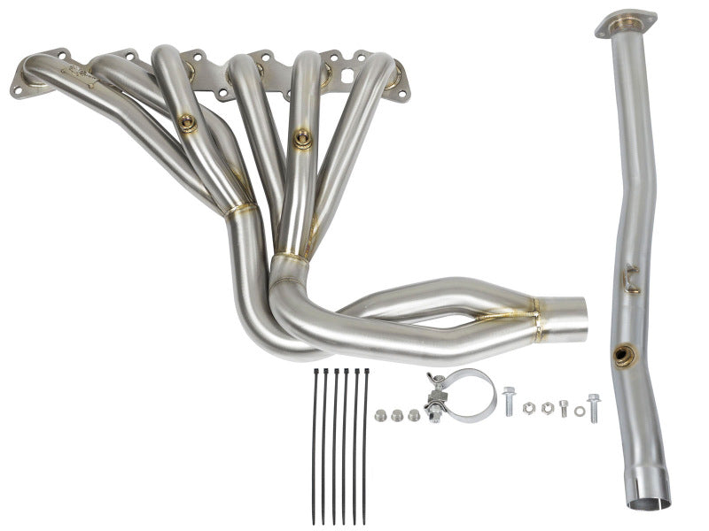 aFe Twisted Steel Tri-Y Headers/Connection Pipes (Race) 01-16 Nissan Patrol (Y61) 4.8L aFe Headers & Manifolds