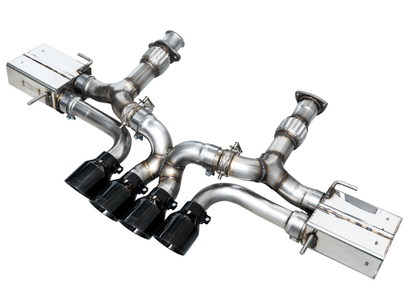 AWE 2023 C8 Corvette Z06 SwitchPath Cat-Back Exhaust - Diamond Black Tips AWE Tuning Catback