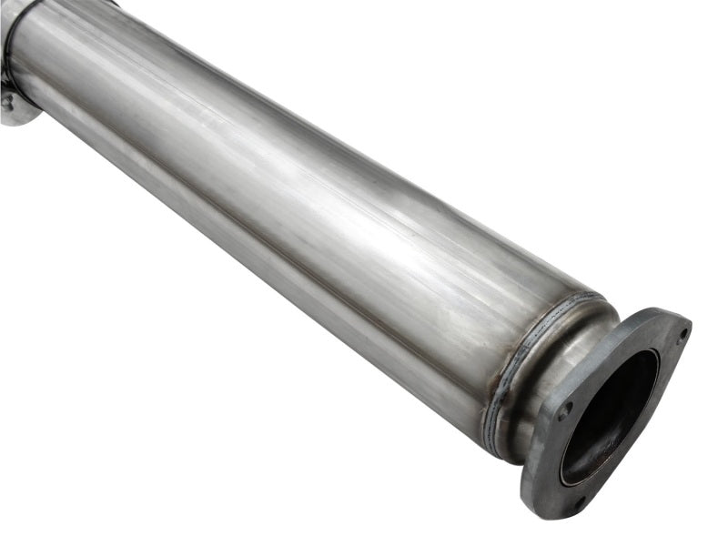 aFe Atlas Exhausts 5in DPF-Back Aluminized Steel Exhaust 2015 Ford Diesel V8 6.7L (td) Polished Tip aFe DPF Back