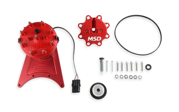 MSD Front Drive Distributor with Adjustable Cam Sync 85101 MSD Autoparts