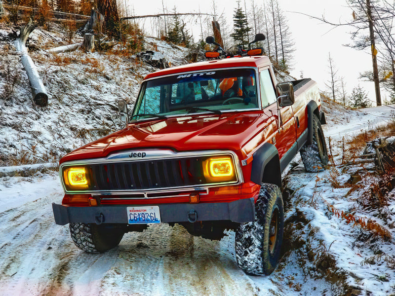 Oracle Pre-Installed Lights 7x6 IN. Sealed Beam - ColorSHIFT Halo ORACLE Lighting Headlights