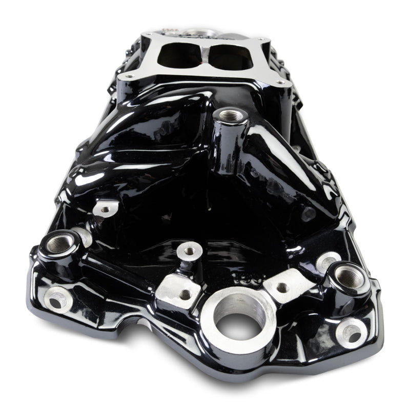 Edelbrock Chevy Small Block Performer RPM AIR-Gap Intake Manifold Black Plasma Finish Edelbrock Intake Manifolds