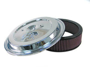 K&N Replacement Air Filter w/ Chrome Top - W/E-1500 K&N Logo K&N Engineering Air Filters - Drop In