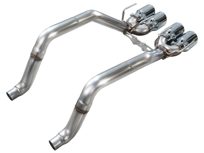 AWE Tuning 05-07 C6 Chevrolet Corvette 6.0L Track Edition Axle-Back Exhaust w/ Chrome Silver Tips AWE Tuning Axle Back