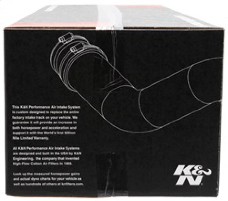 K&N 07-08 Ford F250 SD V8-5.4L Black High Flow Performance Kit K&N Engineering Cold Air Intakes