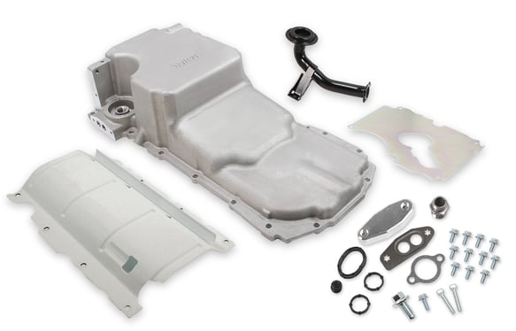 Holley GM Gen V LT Swap Oil Pan - as Cast with Turbo Oil Return 302-20 HOLLEY Autoparts