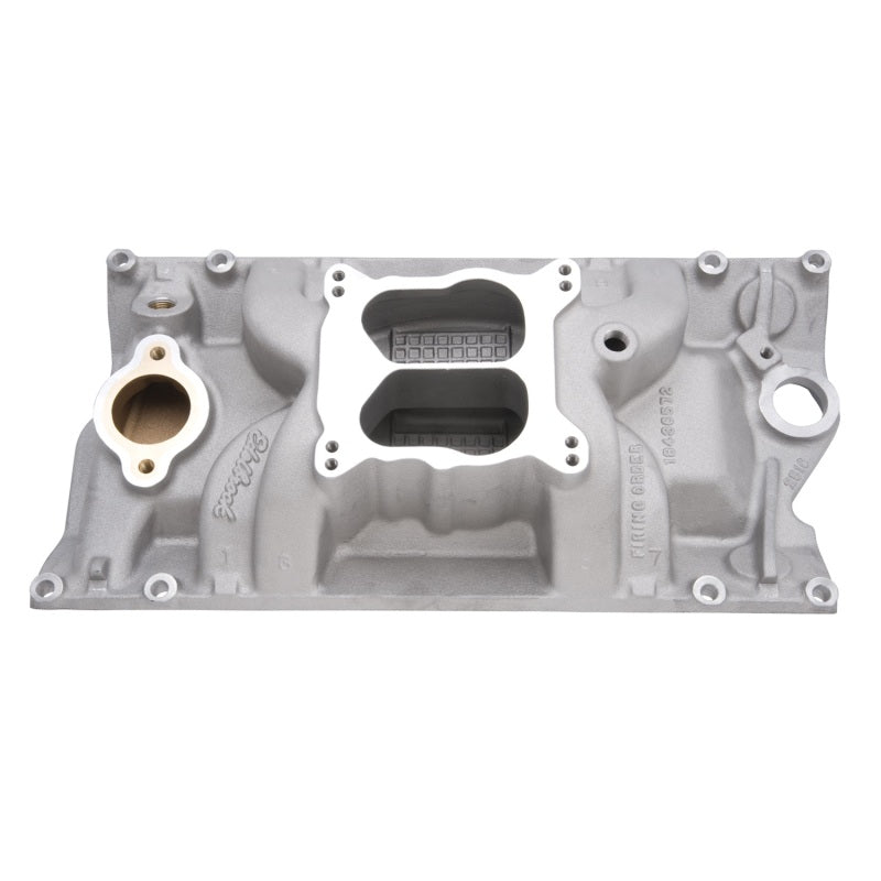 Edelbrock Manifold SBC Performer RPM Vortec Marine As-Cast Edelbrock Intake Manifolds
